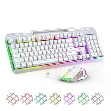XISOGUU Teclado mecânico sem fio 61%, modos BT5.0/2.4G/com fio, teclado para jogos ultracompacto de 68 teclas retroiluminado com seta independente/teclas de controle/troca a quente (interruptor