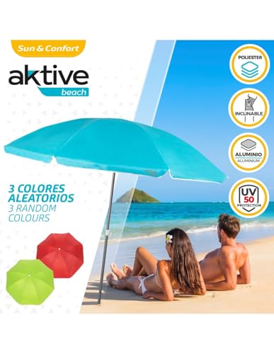 Intex Aktive Sonnenschirm D200, Aluminiumrohr, 22/25-Polyester, UV50+ 3/S