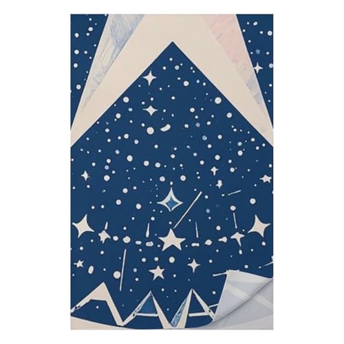 FHESDCW Pentagram Universe Towel Quick Dry Ice Towels for Hot Weather Breathable Camping Towels Sweat Super Absorbent Bathroom Towel for Gym Yoga Pilates Exercise