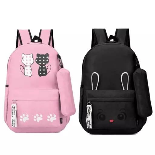 Cute Backpacks for girls latest | hand bag for women latest | college bags for girls Women Backpacks Kids Girls Combo(PACK OF 2) (B0D6BR19BQ) Amazon Price History, Amazon Price Tracker
