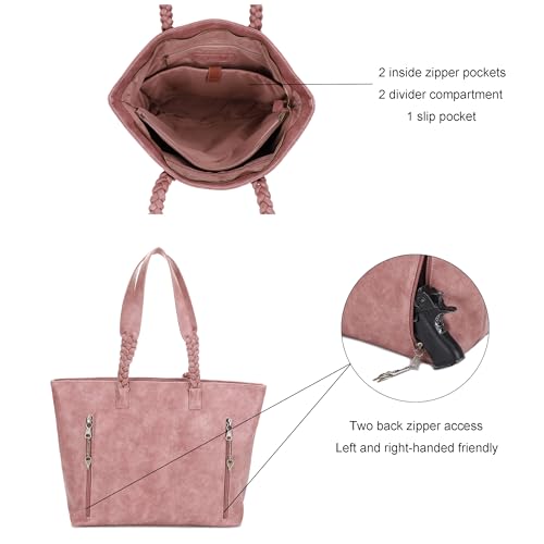 Bolso Tote Helena con asas trenzadas y borlas miniatura 5