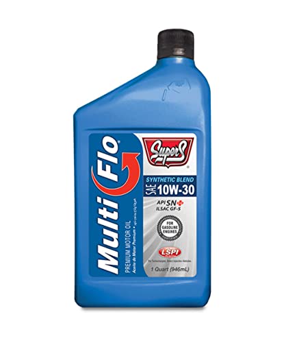 Aceite motor mezcla sintética 10W-30 Smitty's 1 Quart miniatura 1