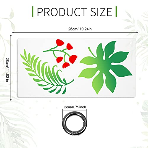 12 Stencil Foglia Tropicali Stencil per Pittura a