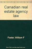 Canadian real estate agency law 0969081200 Book Cover