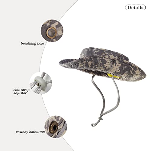 Ctomvumr Wide Brim Boonie Hat，Sun Hat For Men & Women Top Camo Bucket Hats For Fishing Hiking Garden Beach #TOP1