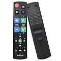 Large Button Universal TV Remote Control for Seniors, Easy to Use Simple Remote for TV, Large Buttons and Clear Layout, Ideal Universal TV Remote for Elderly and Low Vision Users