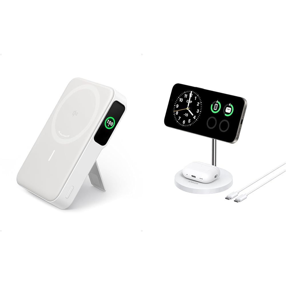 Amazon.com: Anker MagGo Power Bank 10,000mAh MagSafe Charger Stand
