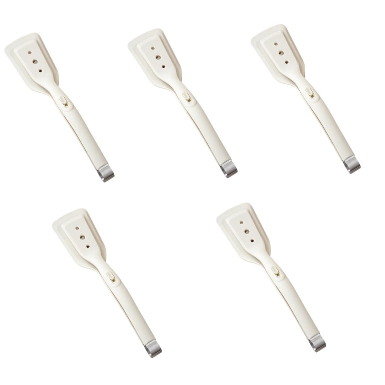 IMIKEYA 5stücke Silicone Spatula Tongs Hochtemperaturbeständige -küchenzange Mit Rutschfestem Griff Für Sicheres Grillen Und Kochen Für Bbq Und Steakzubereitung
