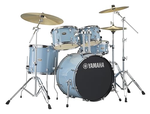 Yamaha Rydeen 5-Piece Drum Set With 20' Bass Drum, Floor Tom, 2 Toms With Ball Clamp And Wood Snare...
