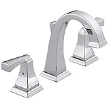 DELTA FAUCET 3551-MPU-DST Dryden Two Handle Bathroom Widespread Faucet, Chrome