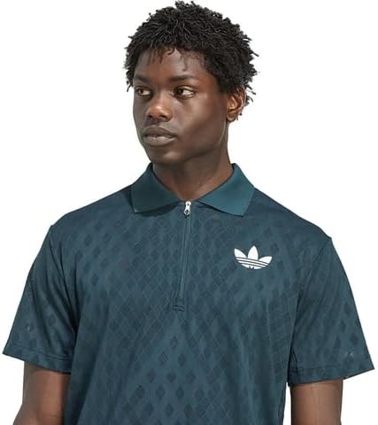 adidas Pro Men’s Tennis Polo – Green Aurora Ivy | Lightweight Breathable Performance Polo