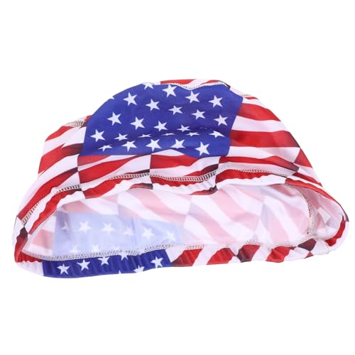 FOMIYES Elastic Helmet Hat Liner Unisex Bike Helmet Liner for Cycling Running Hiking Flag Print Skull Cap Multi