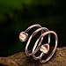EnerMagiX Copper Heart-Shaped Magnetic Ring, 99% Pure Copper, Adjustable Size, Fashion Gift for Women