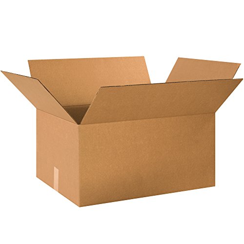 SHIP NOW SUPPLY 24x18x12 Corrugated Boxes, Large, 24L x 18W x 12H, Pack of 10 | Shipping, Packaging, Moving, Storage Box for Home or Business, Strong Wholesale Bulk Boxes