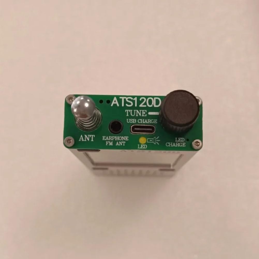 SI4732++Bluetooth+2,4-calowy dotykowy LCD FM, AM, LSB, USB odbiornik radiowy z pasmem lotniczym cyfrowe dekodowane radio srebrny stop aluminium
