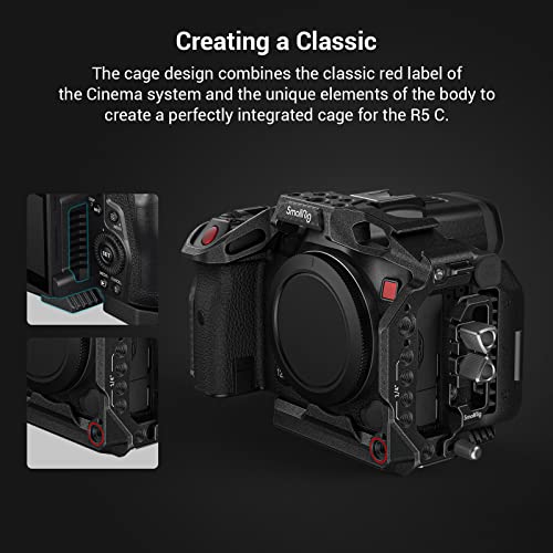 Image of SmallRig inchBlack Mamba inch Camera Cage for Canon EOS R5 C 3890