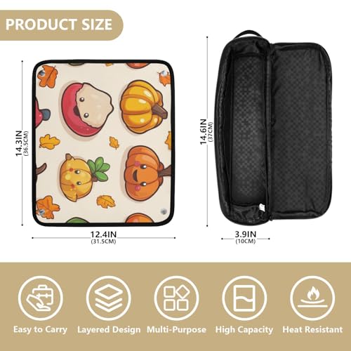 Bolsa de viaje para herramientas de cabello resistente al calor miniatura 4