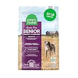 Open Farm, Grain-Free Dry Dog Food for Senior Dogs, Complete & Balanced Kibble to Support Joints & Mobility, Sustainably & Ethically Sourced Ingredients, Chicken & Turkey Recipe for Seniors, 22lb Bag