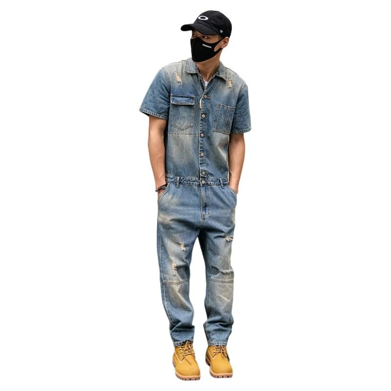 Amazon.co.jp: [CNPLOPANSS] つなぎ メンズ作業服 メンズツナギ