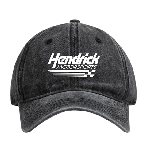 R and R Imports Hendrick Motorsports Nascar Officially Licensed Dad Hat - Unisex Baseball Cap Colorful Design (1, Black)