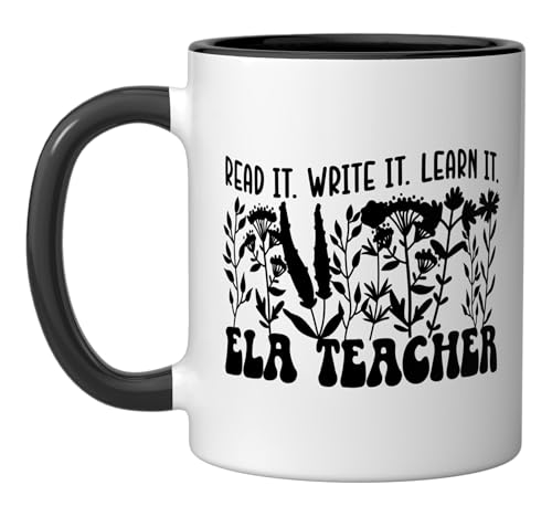 Taza cerámica para maestro de lengua y literatura 11 oz miniatura 1