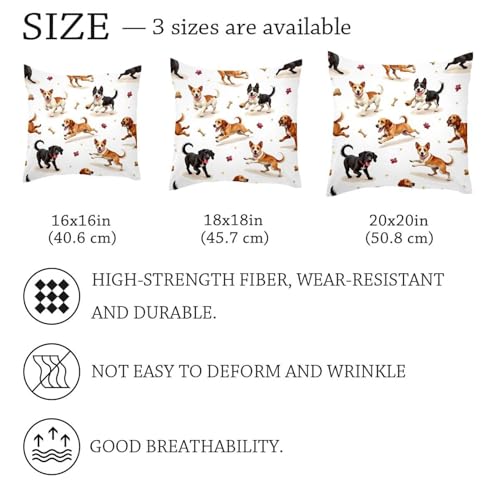 Housses de coussin velours double face de qualité supérieure 50x50