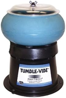 Raytech 23-009 TV-10 Standard Vibratory Tumbler, 0.10 cubic feet Bowl Capacity, 115V, 60Hz, Blue, Black