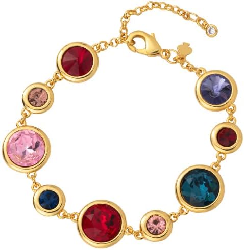 Women's Bracelet Colorful Zircon Geometric Circle Alloy Jewelry Fashion Luxury Gift for Daily Office Wear