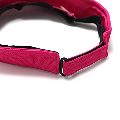 Viseira Praia Esportiva Corrida Ao Ar Livre Ajustável Cor: Rosa