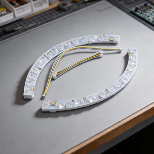 Tira de LED Curvada para Ventiladores de Techo 48W Dos Tonos miniatura 3