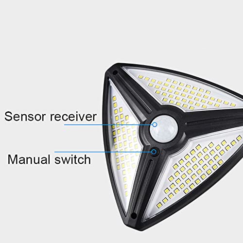 Aplique de pared impermeable solar para iluminar accesos oscuros del jardín sin cables 5