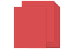 Vibrant Red Cardstock Paper: 30 Sheets of Premium Artistry for Limitless Creations