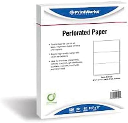Printworks Professional 8.5-inch x 11-inch Business Paper, 24 lbs., 92 Brightness, 2500/Carton (04134)