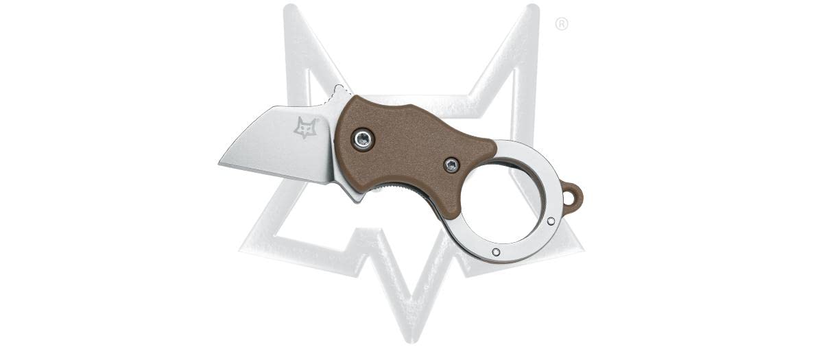 FOX - FX.536CB - Couteau Mini-Ta Marron