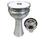 ZAZA Percussion 16' Length Aluminum Darbuka, 8