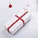JAM Paper Gift Wrap - Glossy Wrapping Paper - 50 Sq Ft Total (30 in x 10 Ft Each) - White - 2 Rolls/Pack