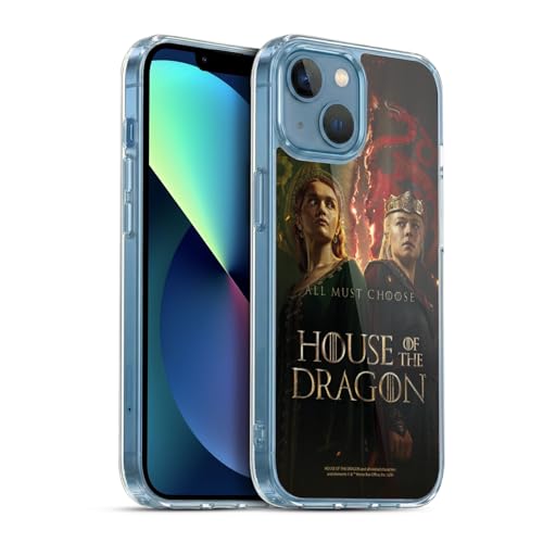 Head Case Designs sous Licence Officielle House of The Dragon Rhaenyra & Alicent Season 2 Key Art Coque en Gel [Qualité Militaire] Compatible avec Apple iPhone 13 Mini...