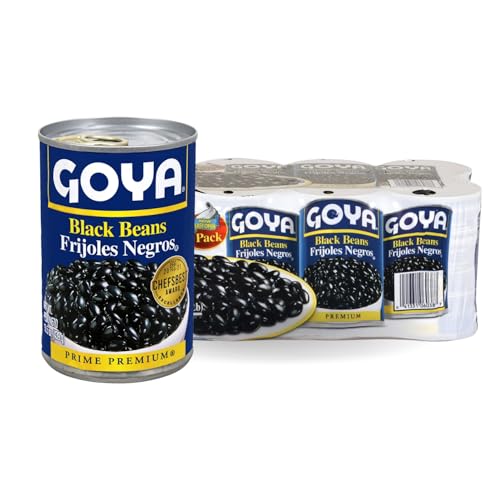 Goya Foods Black Beans, 15.5 Ounce (Pack of 8)