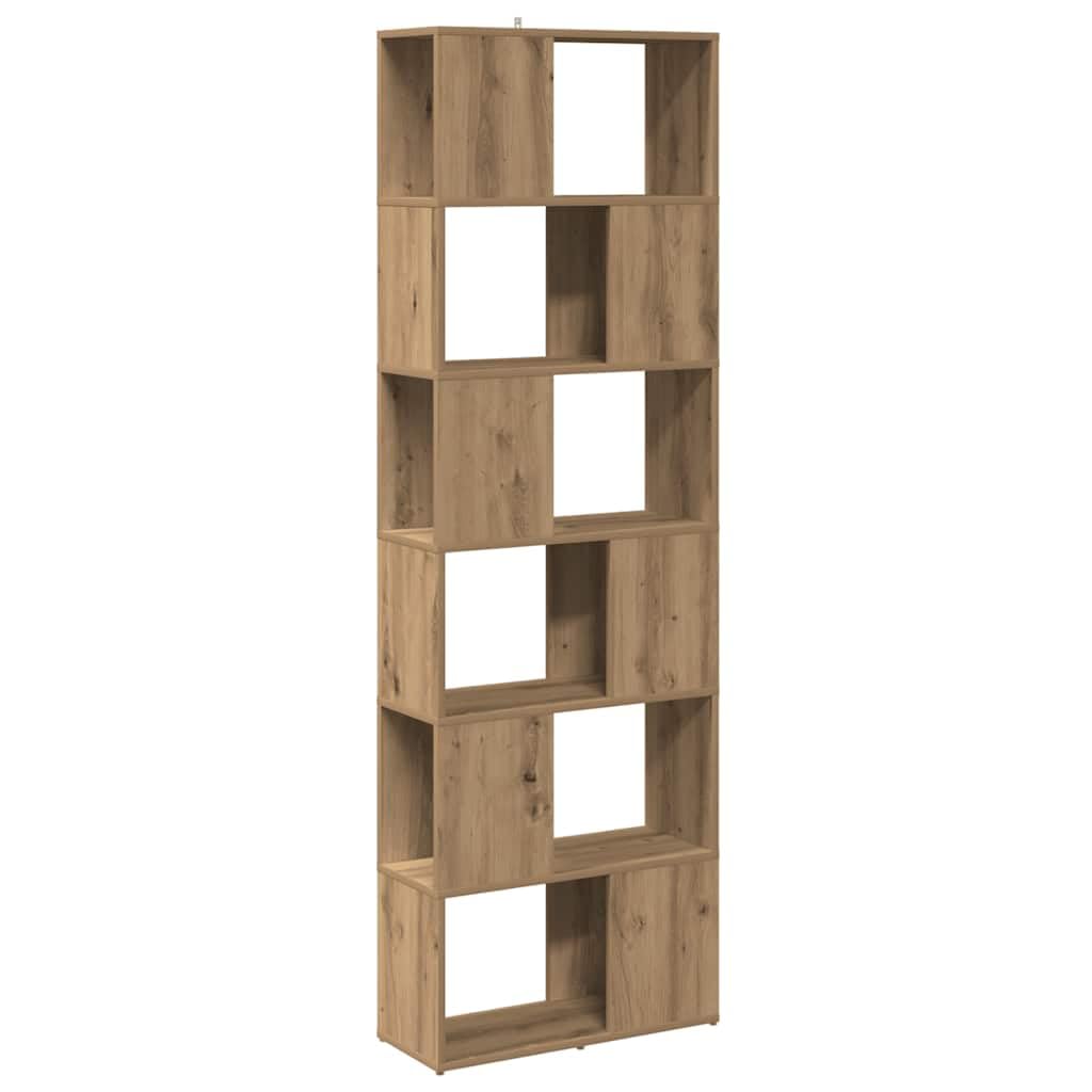 vidaXL Book Cabinet/Room Divider Artisian Oak 60x24x186 cm — image 1