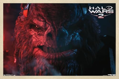 Trends International Halo: Halo Wars 2 - Villain Wall Poster, 34L x 22.4W, Blonde Framed Version
