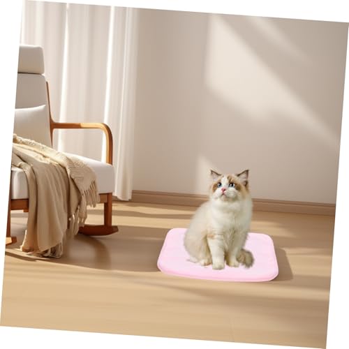 Alfombrilla térmica USB para mascotas Levemolo rosa miniatura 6