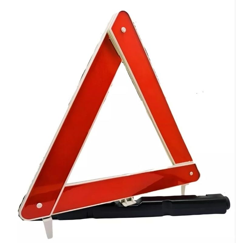 Triângulo de Sinalização Veicular Refletivo peso pra carro arreia- Obrigatório Alta Visibilidade. Usado