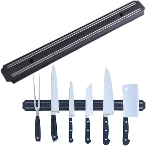 PARENCE.- Portacoltelli magnetico 33 cm - Montaggio magnetico a parete in metallo per coltelli e utensili, spazio salvaspazio per la cucina o il garage