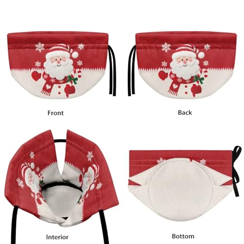 Image of Christmas Tea Cozy for Teapot Santa Claus Tea Cosy with Insulated Pad Heat Resistance Kettle Cover Coffee Pot Dust Cover Christmas Tabletop Decor for Kitchen Gift for Holiday