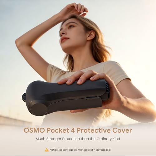Image of Protective Case for DJI Osmo Pocket 4 /Pocket 3 Gimbal & Screen Protection | ABS Hard Shell Impact-resistant, Storage 3 Filter (CPL /ND /Wide Angle Lens), Silicone-like Texture, Portable Travel Cover