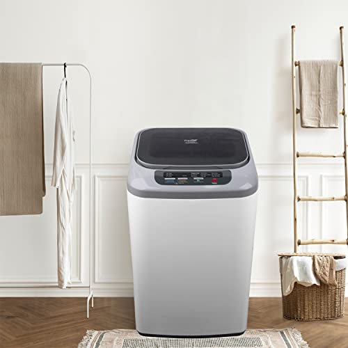 Frestec Portable Washing Machine, 0.84 Cu.ft. Full-Automatic Small Washer, 2 In 1 Compact Laundry Washer, 8 Wash Cycles 3 Water Level Selections, Perfect For Apartment, Home, Dorm #TOP4