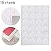 Produktbild Hoomall Fotoecken Selbstklebend für DIY Scrapbook Retro Packpapier Album Photo Album Schutz Aufkleber 10pcs