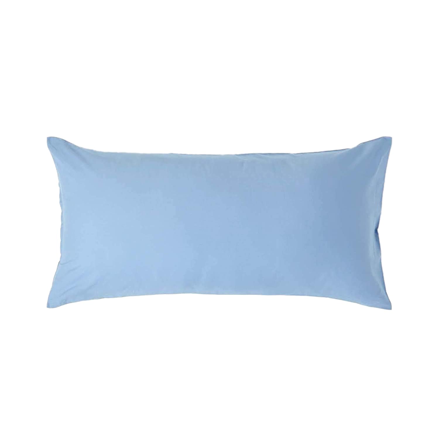 Homescapes Federa In Cotone Egiziano 200 Fili, 80x80 Cm, Blu, Con Cerniera