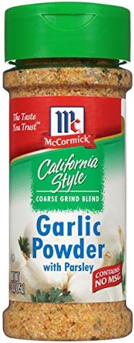 McCormick California Style Garlic Powder With Parsley Coarse Grind Blend, 3 oz