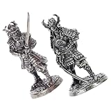 Eleganza salvaspazio: goditi sculture sofisticate per l'arredamento della casa aggiungendo accenti di micro statuette su superfici limitate, rendendo le mini statuette giapponesi perfette per appartamenti o uffici con spazio minimo, statuetta samurai, micro statua samurai giapponese